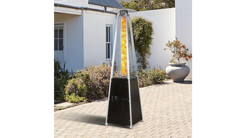 outdoor propane pyramid heater