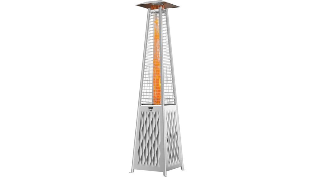 outdoor pyramid patio heater