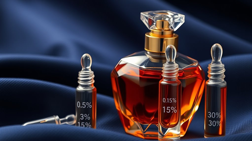 perfume strength influences cost