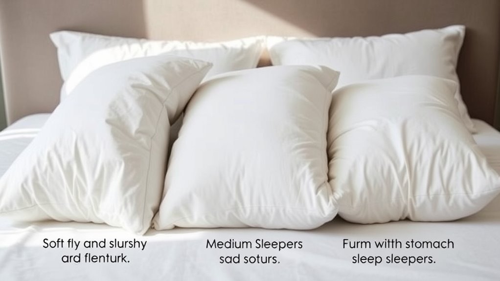 pillow firmness by sleep position