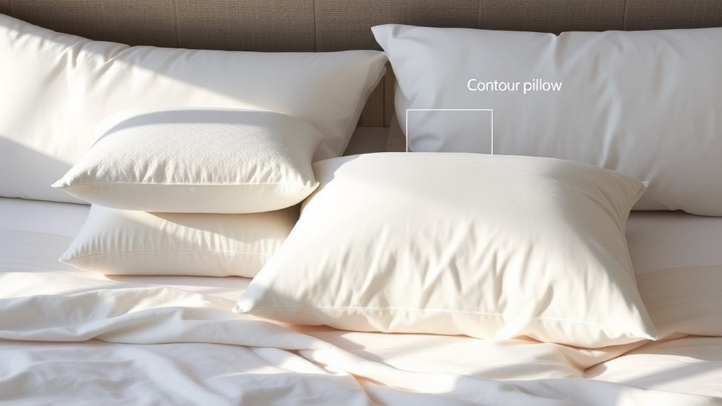 pillow height influences spinal alignment