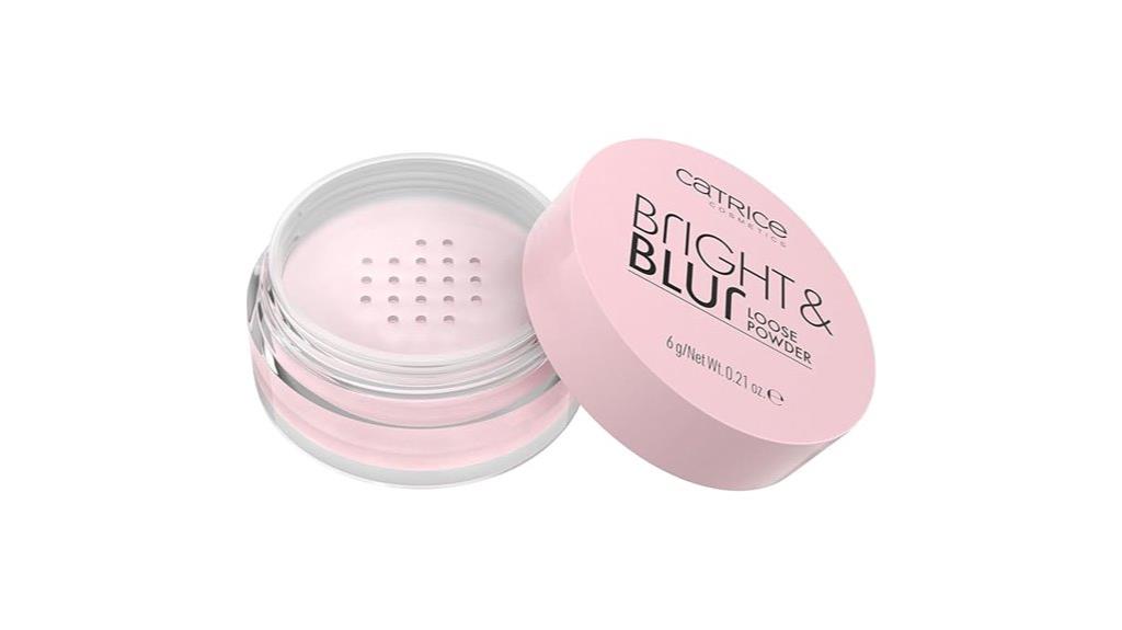 pink loose setting powder