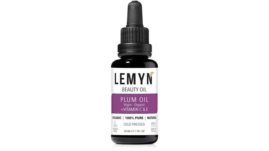 plum face oil vitamins