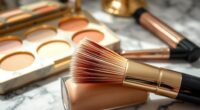 poor brush quality damages makeup