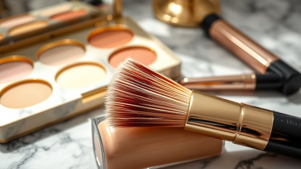 poor brush quality damages makeup
