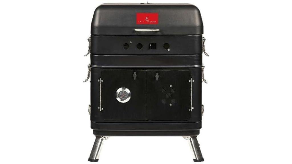 portable charcoal grill and smoker