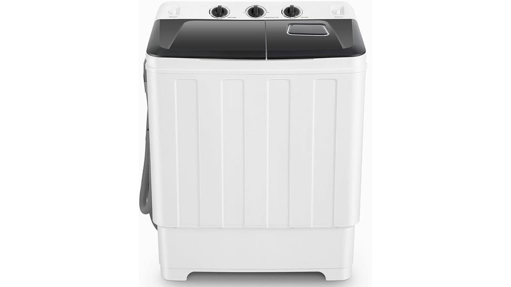 portable washing machine capacity