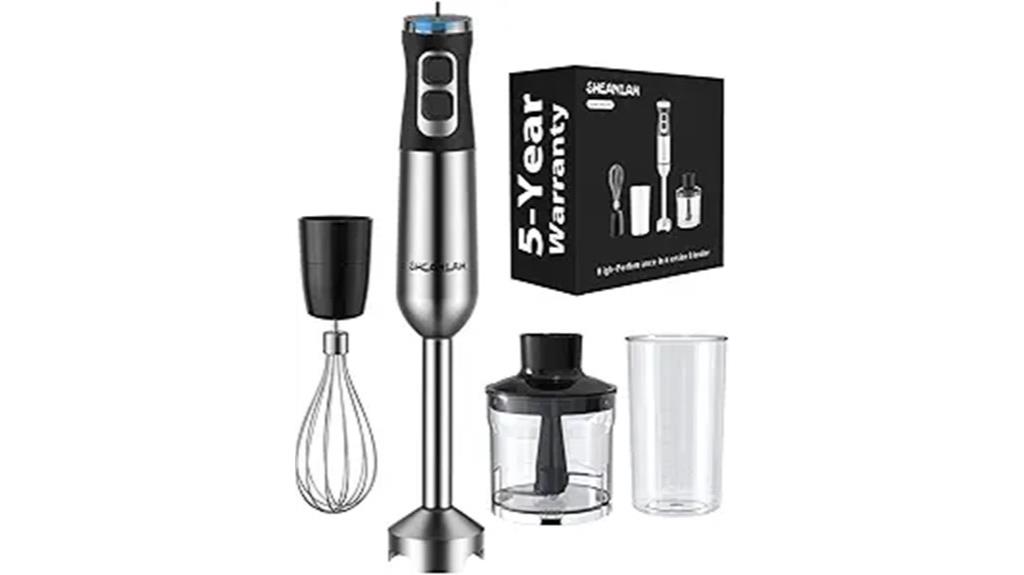 powerful immersion blender set