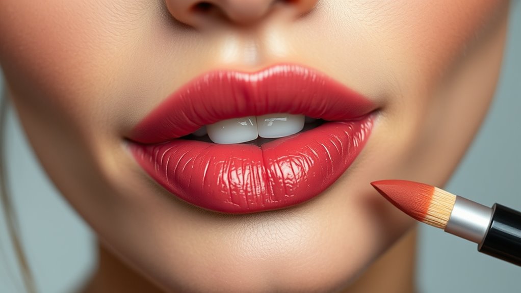 precise layered lip application