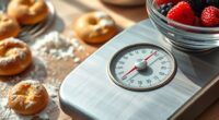 precise measuring ensures perfect baking