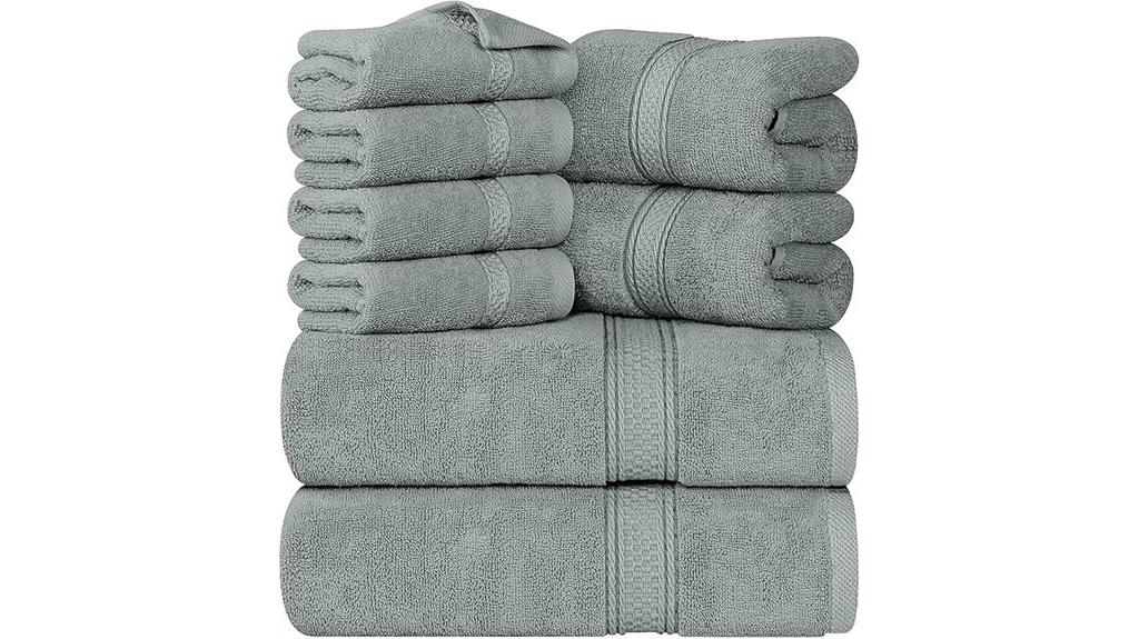 premium 8 piece towel set