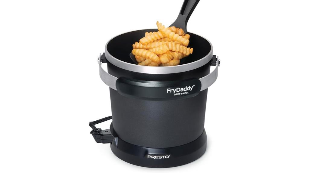 presto black electric fryer