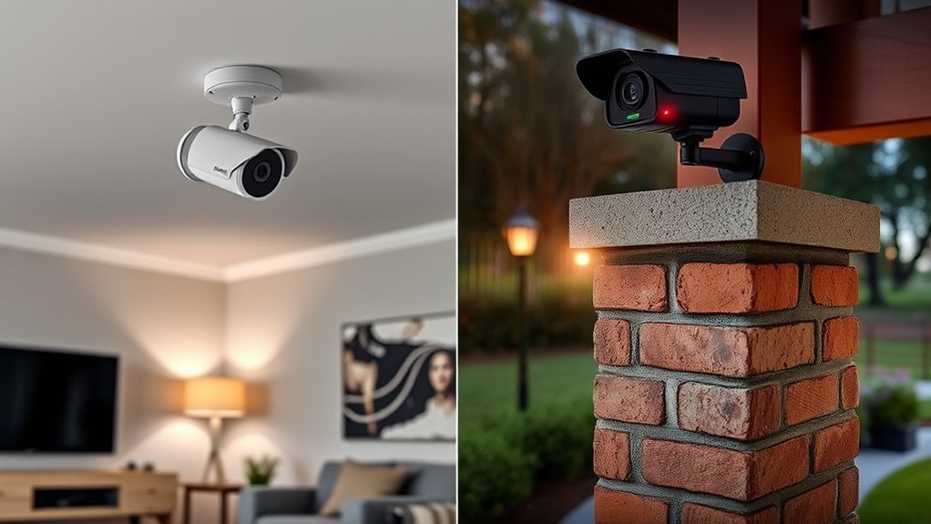 privacy aware security camera setup