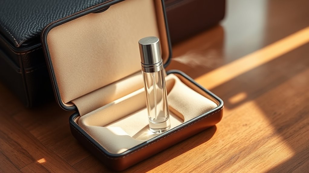 proper fragrance storage and application