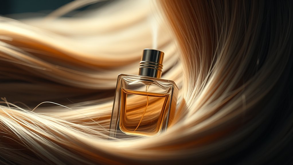 proper hair perfume application