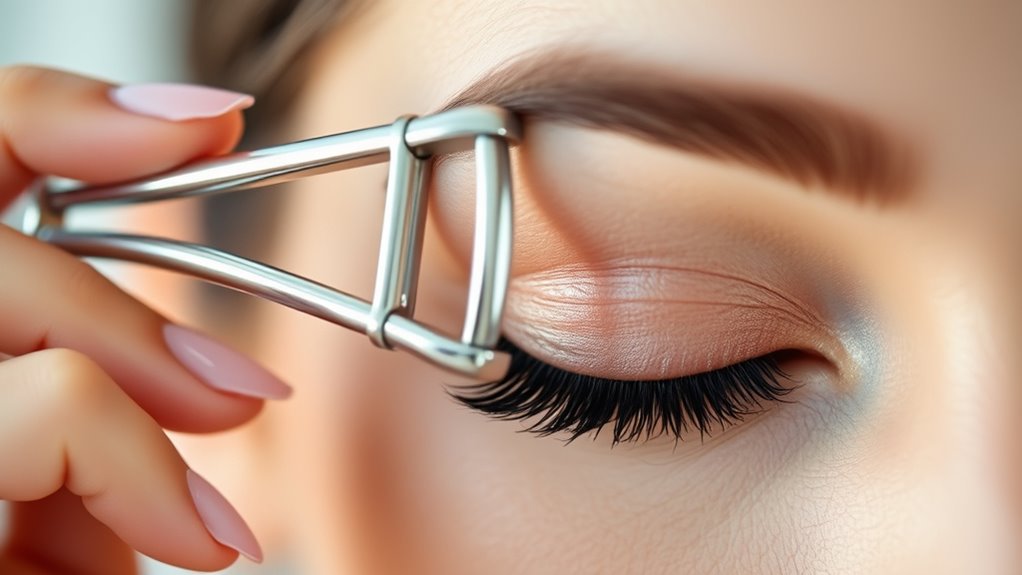 proper lash curling technique