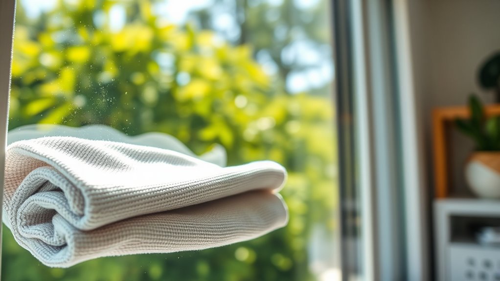 proper window cleaning technique