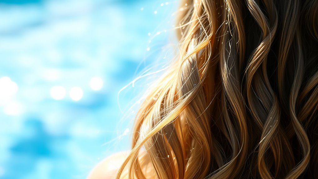 protect hair from chlorine damage