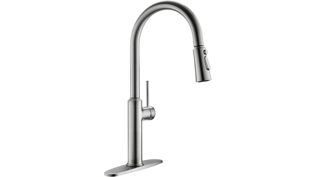 pull down kitchen faucet sprayer