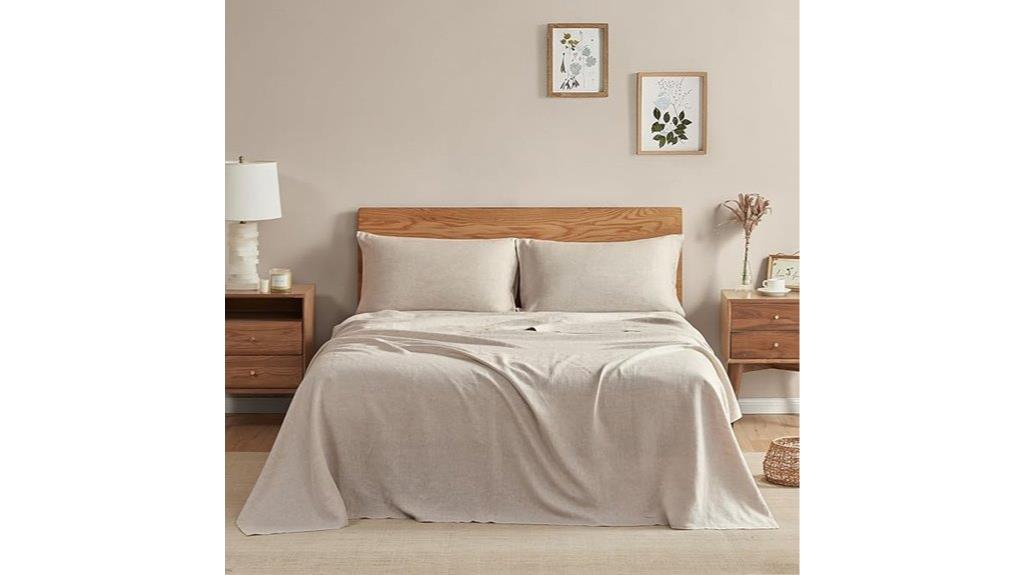 pure linen queen sheets