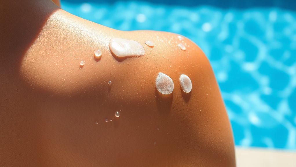 reapply sunscreen after water