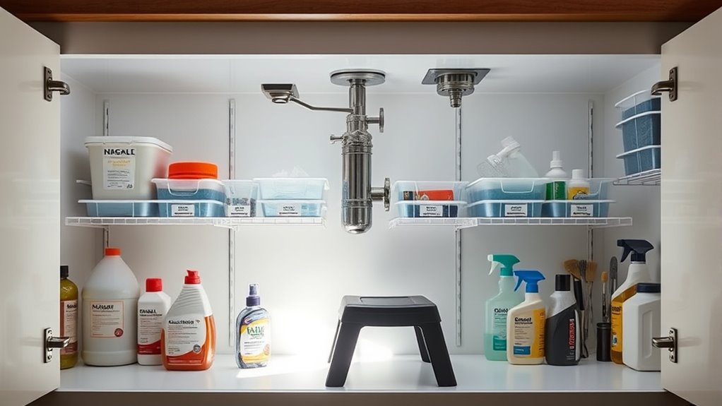 regular cabinet inspection and organization