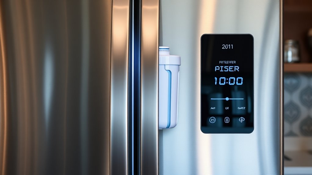 replace water filter regularly