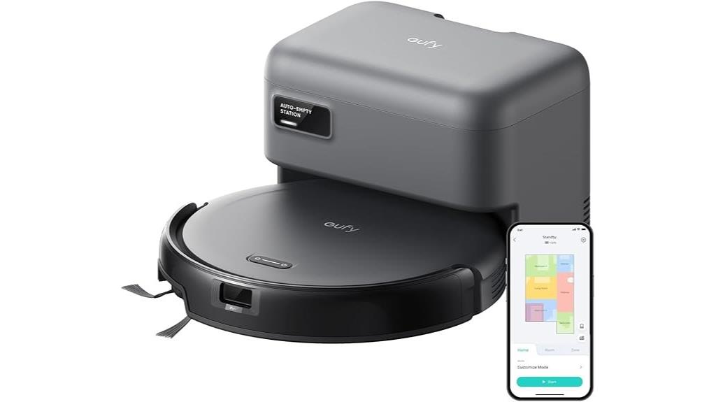 robot vacuum self emptying station
