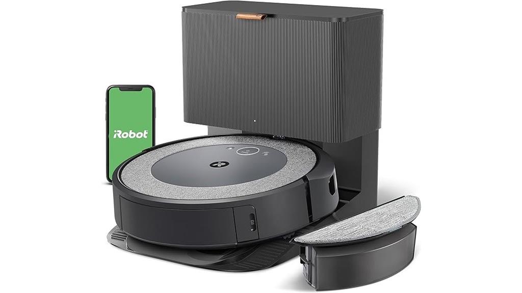 robot vacuum with mopping