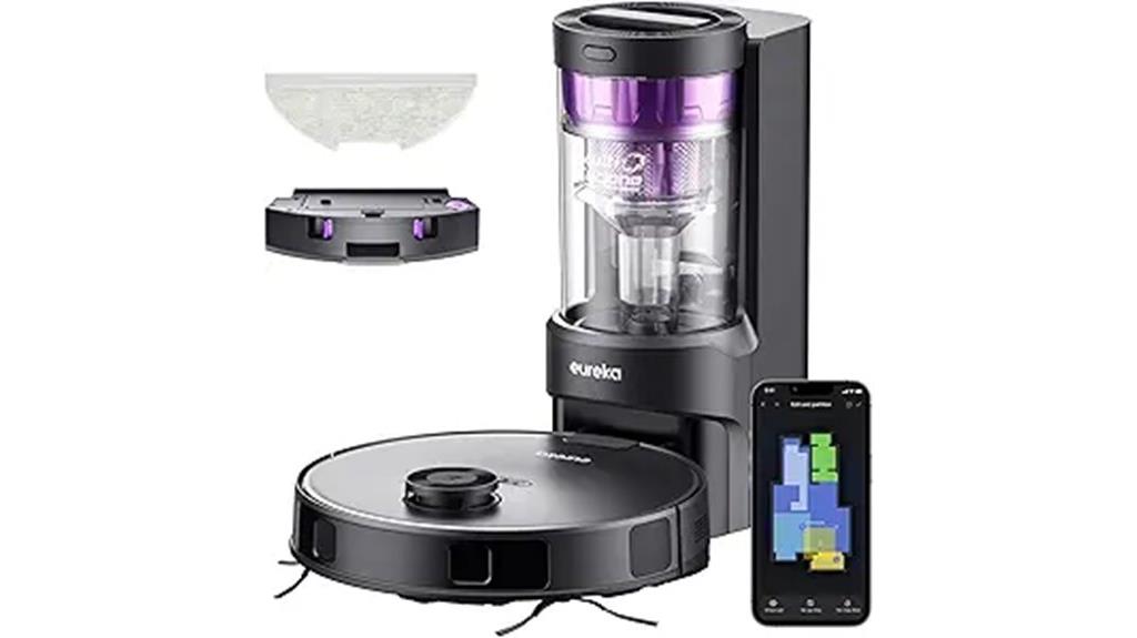 robot vacuum with self emptying