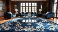rug size influences room perception