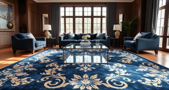 rug size influences room perception