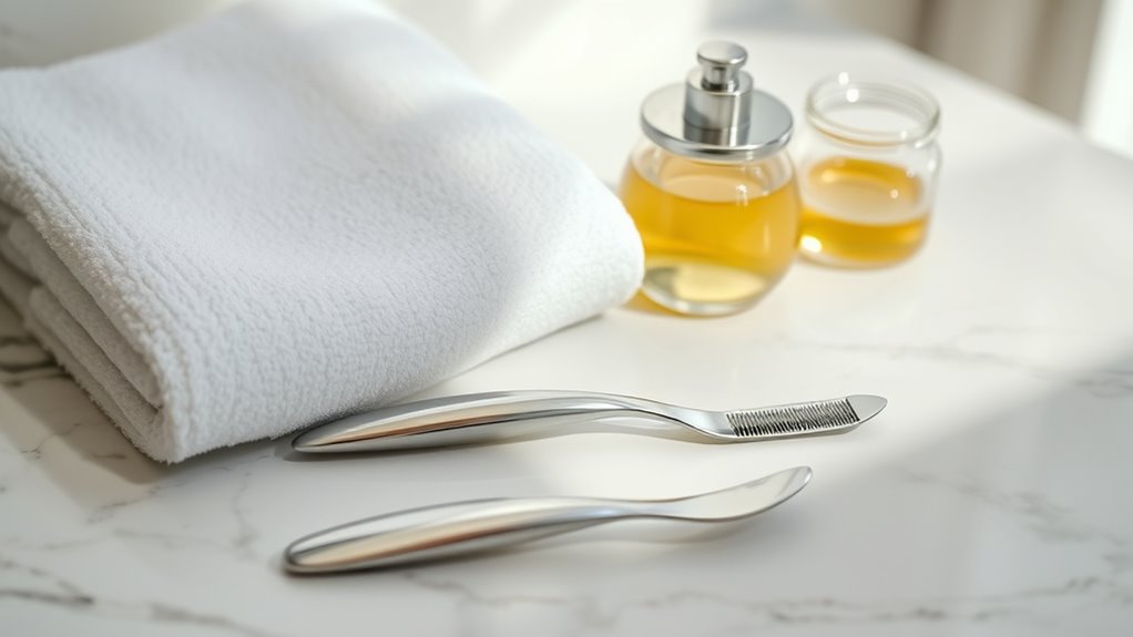 safe at home dermaplaning routine