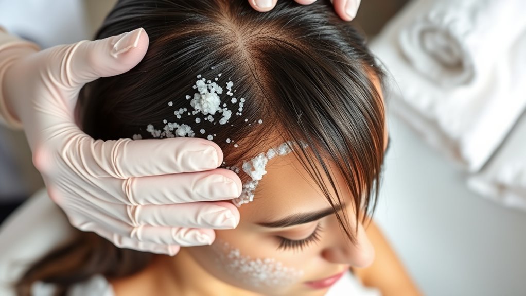 scalp cleaning promotes healthy growth