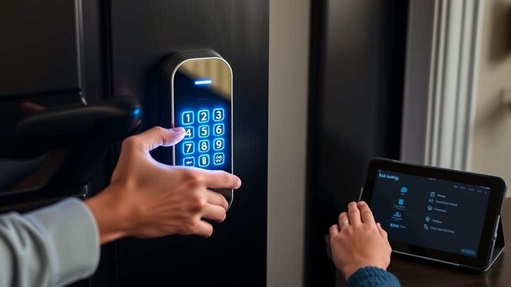 secure smart lock access