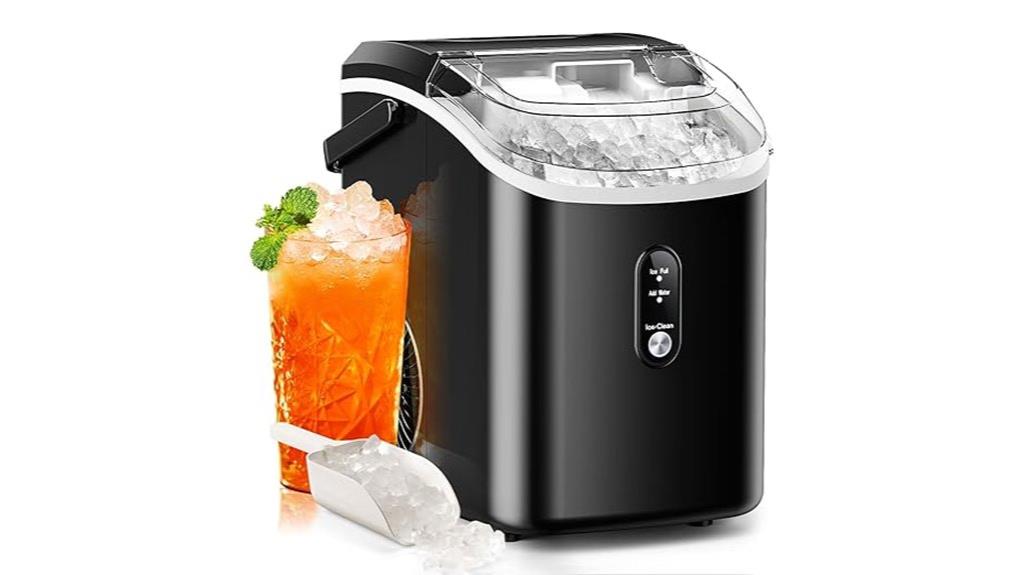 self cleaning nugget ice maker