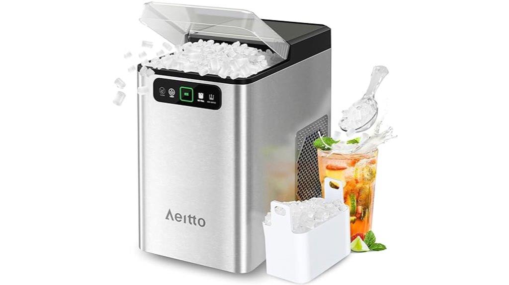 self cleaning nugget ice maker