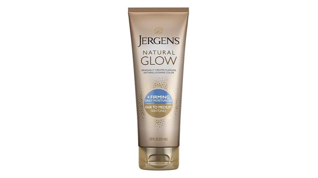 self tanning firming body lotion