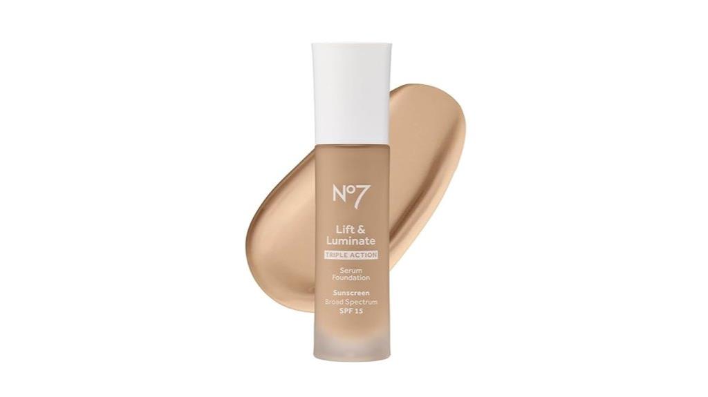 serum foundation with warm ivory