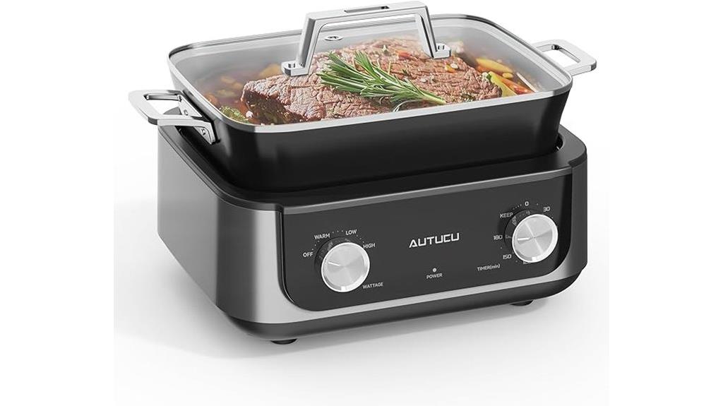seven quart nonstick cooker