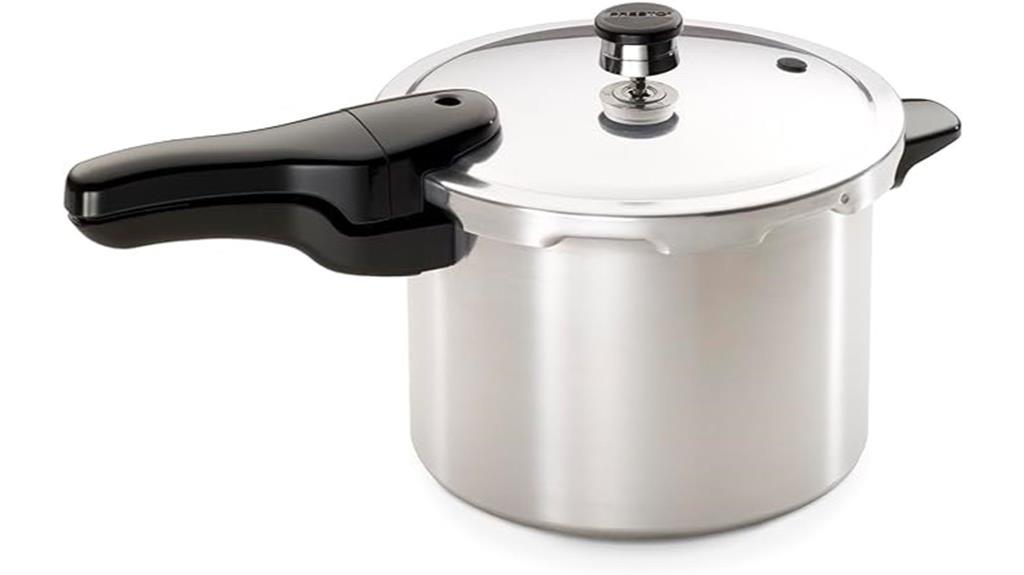 six quart aluminum pressure cooker