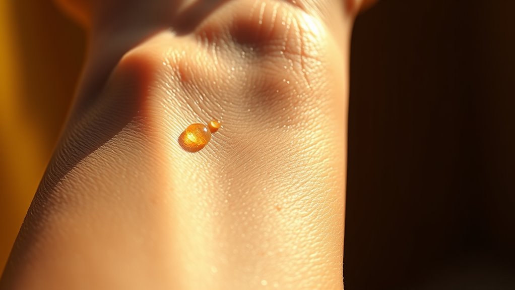 skin oils influence scent