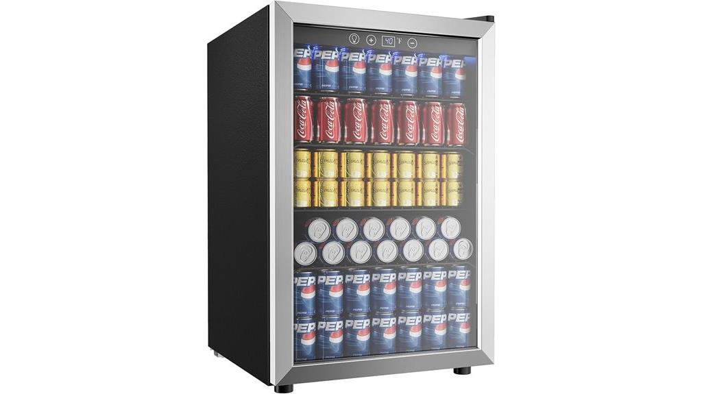 small capacity beverage fridge