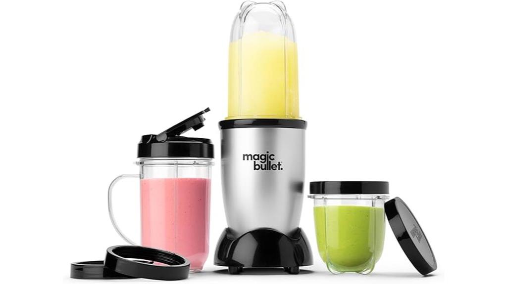small silver blender set