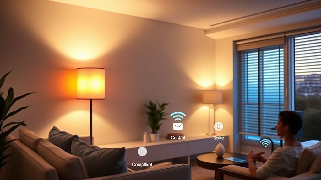smart voice controlled lighting