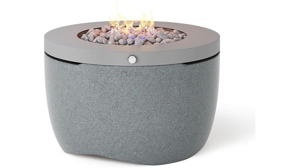 smokeless outdoor fire table