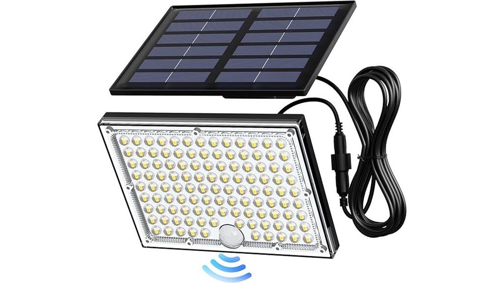 solar powered motion sensor lights