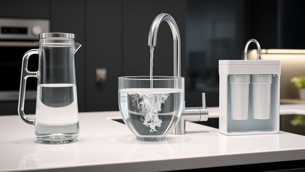 space efficient water filter options