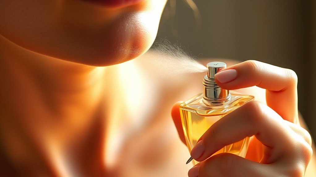 spray perfume six inches