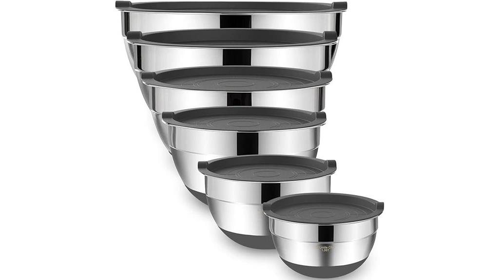 stainless steel mixing bowls